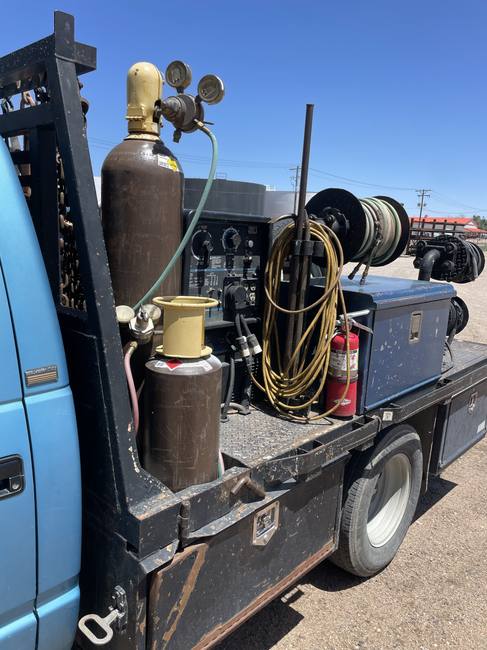 Mobile welding rig at Luft Machine