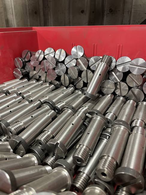 Precision machined parts at Luft Machine